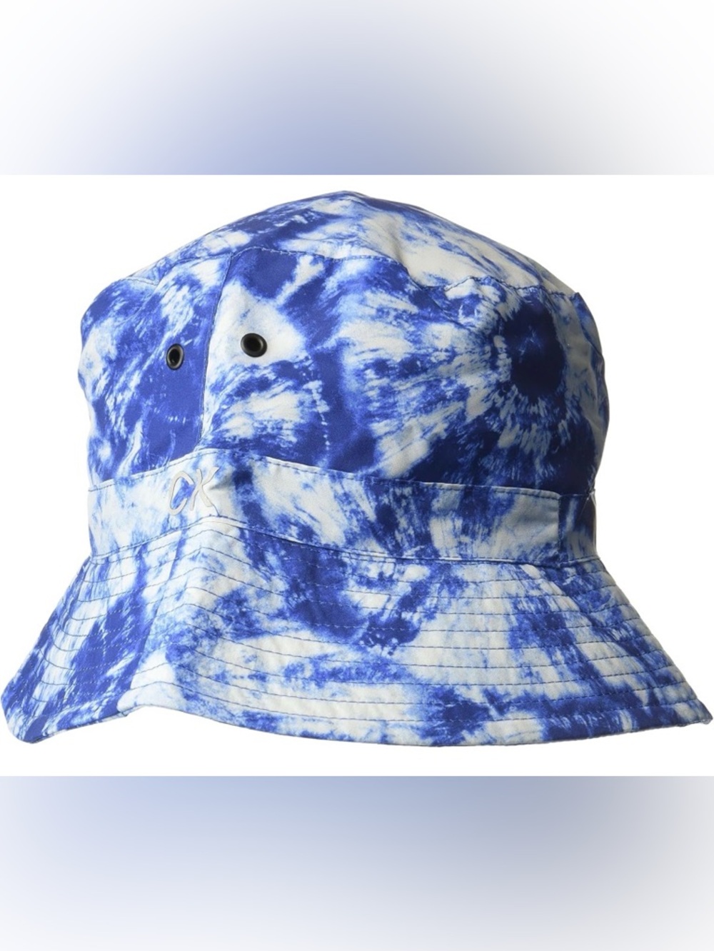 Calvin Klein Blue and White Tie-Dye Bucket Hat